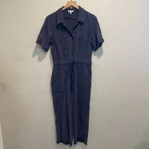 Abound Distressed Lyocell Blue Pants Jumpsuit Small